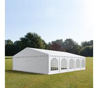 TOOLPORT PRO 8x10 m tente de réception, PVC 750, H. 2 m, blanc - (7317)