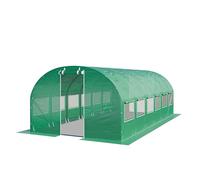 TOOLPORT 3x6m Serre tunnel, Bâche PE, vert - (8935)