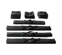 TOOLPORT Set de Sacs de Transport pour tentes de réception PE Premium/Flex Smart jusqu'à 60 m² de superficie, 7 Housses