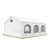 TOOLPORT Tente de réception 3x6 m Tente de Jardin Blanc bâche PE 550 N imperméable résistante aux UV avec Cadre de Sol