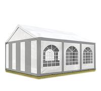TOOLPORT Tente de réception 3x6m PE 450 gris imperméable - 91120