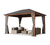 TOOLPORT Forest 3x4 m, Tonnelle de jardin, Forest Superior, gris, imitation chêne - (300185)