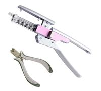 Tools 2nd,Universal,Extensions de Cheveux Naturels Blonds Raides de Deuxième Génération 6D, Extensions de Cheveux Blonds Pré-Collés 6D Tip Hair, 5 Paquets, 40 g