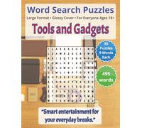 Tools and Gadgets - Word Search Puzzles: Screen-Free! Challenging Brain Activity for Adults