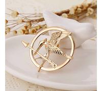 Tools & Harware Angelia Hunger Games Movie Mockingjay Prop Rep Pin Metal (Mockingjay Golden) Color: Mockingjay Golden, Model: by