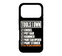 Tools I Own Funny Screwdriver Woodworker DIY Handyman List Coque pour iPhone 17 Pro