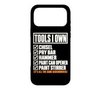 Tools I Own Funny Screwdriver Woodworker DIY Handyman List Coque pour iPhone 17 Pro Max