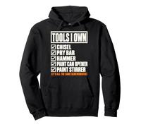 Tools I Own Funny Screwdriver Woodworker DIY Handyman List Sweat à Capuche