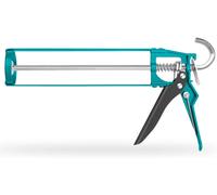 Tools-Pistolet applicateur en siliconeLongueur de 230 mmPlaque de poussée doublePoignée ergonomique en aluminiumAcierRésistant à la corrosion