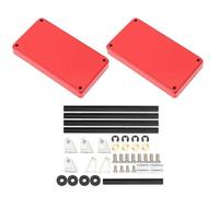 Tools RC Tools à 2 Niveaux Chariot d'atelier Mobile pour 1/8 1/10 1/12 1/16 Modèle de télécommande(Red)