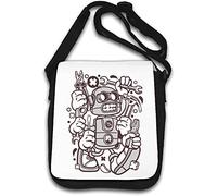 Tools Robot Mechanic Tool Master I Am Engineer Sac bandoulière Blanc