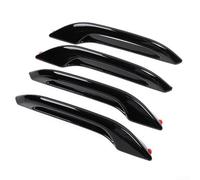 ToolsEvery Lot de 4 housses de protection pour poignée de porte, pour Tesla pour modèle Y pour modèle 3 2021-2023, garnitures de poignée de porte extérieure (noir brillant)