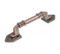 ToolsEvery Poignée de porte européenne en alliage d'aluminium antique avec design push-pull exposé, convient pour les portes coulissantes et armoires de meubles (150 mm)