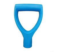 ToolsEvery Poignée de rechange en plastique en forme de D pour pelles de jardin standard et pelles à neige met l'accent sur l'ajustement fonctionnel (bleu clair)