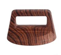 ToolsEvery Poignée de rechange pour couvercle de casserole avec bouton en plastique bakélite résistant à la chaleur avec design anti-brûlure pour une manipulation sûre (grain de bois foncé)