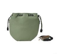 ToolsEvery Sac de rangement, élégant pour DJI Mini, sac de rangement à bandoulière en cuir, étanche, résistant aux chocs, avec poche de localisation, pour un rangement sécurisé, Voir image, Vert