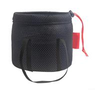ToolsEvery Sac portable en maille pour le rangement des pots, pochette de camping anticollision pour vaisselle, léger et design pour les aventuriers, Voir image, 28*35cm（with handle）