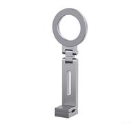 ToolsEvery Support de téléphone magnétique facilement portable, parfait pour les voyages en voiture et les vols (argenté)