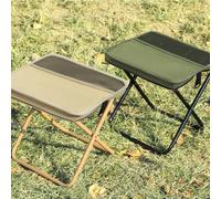 ToolsEvery Tabouret pliable d'extérieur compact pour une installation et un rangement faciles, design léger, idéal pour le camping et la pêche (noir, taille S)