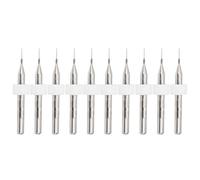 TOOLSGO 10pcs 3D Imprimante 0,2 mm Bitule de nettoyage Drizer de perceuse de nettoyage Aigneuse Bulle Foret accessoire pour PCB SMT CNC Board
