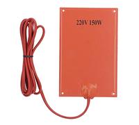 TOOLSGO 120 * 185mm Silicone Caoutchouc Coussin Chauffant 150W Rapide Chauffage et Déshumidification Plaque Chauffante AC220V pour Divers Armoires Boîtes Boîtiers