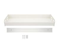TOOLSGO 40cm Rack de Rangement Amovible Blanc ajusté étagère de Rangement de Rangement Condiment de Cuisine organisatrice de Salle de Bain Caddy pour la Cuisine de Cuisine à la