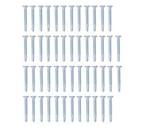 TOOLSGO 50 pièces vis autoperceuse croix matériel de fixation en acier au carbone plaqué zinc 4.8x38mm pour la réparation et l'installation de meubles de construction de bâtiments (Tête plate)