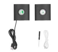 TOOLSGO Borneau sans Fil Ultra Longue Distance 2 Voies Parole la Voix Intelligente Interphone Scloune Haute résistance Signal pour Home Villa Hospital Office Security System (Noir)