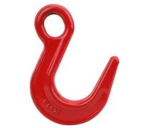 TOOLSGO Crochet de levage de 2 tonnes, grande ouverture, en acier allié, capacité de charge de 3200 kg, conception à grande ouverture pour la construction de navires portuaires