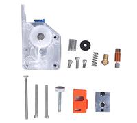TOOLSGO Kit d'extrudeuse à double engrenage en aluminium amélioré avec tête d'impression V6 compatible avec les imprimantes 3D Ender3 pour une qualité d'impression améliorée