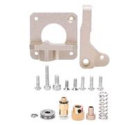 TOOLSGO Kit d'extrudeuse champagne en alliage d'aluminium, extrudeuse de filament 1,75 mm à droite, compatible avec les imprimantes 3D CR 7/CR 8/CR 10/CR 10S