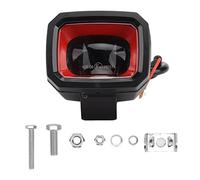 TOOLSGO Lampe de sécurité LED pour chariot élévateur 6000K haute luminosité alliage d'aluminium DC 12 V pour une Sécurité Optimale (Rouge)