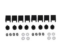 TOOLSGO Lot de 8 clips de fixation pour imprimante 3D, réglables et universels, en alliage d'aluminium, pour lit chauffant, fixation ferme et sans perte, pour Ender 3, 3 Pro, V2, 3