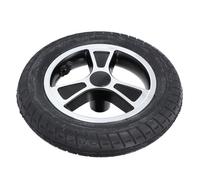 TOOLSGO Roue en fauteuil roulant de 10 pouces Hub Penu en caoutchouc Solide Capacité de roulement Solite Roue arrière en fauteuil roulant antidérapant pour Rolllateurs Walkers
