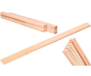 ToolSpace 10x Agitateur en Bois pour Peinture - 300 mm - Agitateur en Bois, Naturel et Durable pour différents Types de peintures, Vernis, teintures - Poignée Ergonomique - mélange Facile