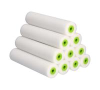 ToolSpace 10x Rouleau à Peinture Mousse Superfine Professionnel 15cm Rouleau de Peintre pour Peinture à Base de Solvant, Sol et Bois, Rouleaux de Peinture craie pour Meubles Peinture et Rénovation