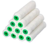 ToolSpace 10x Rouleau à Peinture Professionnel Velours 11cm Rouleau de Peintre pour Peinture à Base de Solvant, Sol et Bois, Home Deco Accessoires de peinture pour petites surfaces, peinture murale