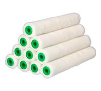 ToolSpace 10x Rouleau à Peinture Professionnel Velours 15cm Rouleau de Peintre pour Peinture à Base de Solvant, Sol et Bois, Home Deco Accessoires de peinture pour petites surfaces, peinture murale