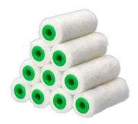 ToolSpace 10x Rouleau à Peinture Professionnel Velours 7cm Rouleau de Peintre pour Peinture à Base de Solvant, Sol et Bois, Home Deco Accessoires de Peinture pour Petites Surfaces, Peinture Murale