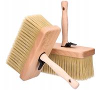 ToolSpace 2X Pinceau de Surface 190 mm, Brosse à Papier Peint | pour terrasses, tapisser, Houppette Large, Manche en Bois à Poils naturels, Pinceau à apprêter, Brosse de Peintre