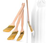 ToolSpace | 36mm, 50mm, 63mm Brosse Angulaire pour CALORIFICATEURS Lot de 3 | Brosses pour Peindre Les radiateurs, à Travers Les Fentes étroites, Les endroits Difficiles d'accès