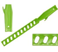 ToolSpace Agitateur de Peinture Plastique Vert 27,5 cm Réutilisable Manuel | Compatibilité Émulsions Acryliques et Résines, Mélange à Main, pour Murs Plafonds et Loisirs Créatifs, Usage Atelier Chantier