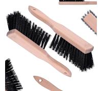 ToolSpace Balayette en Bois - Brosse 2 Pièces avec Fibre Naturel pour Boulangerie Farine - 29 cm Balai avec Manche pour Jardin Balayage Extérieur - avec Poil pour Poussière Nettoyage Cuisine Maison