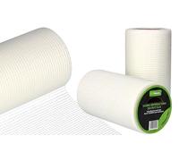 ToolSpace Bande Placo 15 cm x 20 m - Ruban de Fibre Verre avec Toile pour Plaques Plâtre - Vande Fibree Auto-Adhésif pour Joint Fissure Mur - Tissu Grillagée pour Fissure Réparation Trous Enduit
