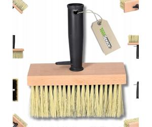 ToolSpace Brosse pour Plafond 170 mm, Brosse Universelle à Encoller en Bois, Brosse à Tapisser Large, Outil de Brossage Mural Poils ArtificielsRobustes avec Corps en Bois, Manche en Plastique