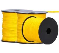 ToolSpace Cordeau de maçon 100m x 1.6mm Jaune Ficelle de Construction - Soie de polypropylène - Fil de Maçon Ligne de Guidage Ficelle d'alignement, de Plomb, de Pavage d'épaisseur Cordon de Pose