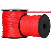 ToolSpace Cordeau de maçon 100m x 1.6mm Rogue Ficelle de Construction - Soie de polypropylène - Fil de Maçon Ligne de Guidage Ficelle d'alignement, de Plomb, de Pavage d'épaisseur Cordon de Pose