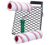 ToolSpace Kit Peinture Mur | 2X Rouleaux Polyacryliques de Peinture Murs et Plafonds | Grille Peinture pour Rouleau, Accessoires Peinture Idéal pour Travaux de Rénovation