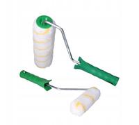 ToolSpace Lot 2 Rouleaux Peinture 25-11 cm - Polyacrylique pour Façade | Anti Goutte, Manches Ergonomiques, Murs et Plafonds, Radiateurs, Grandes et Petites Surfaces, Rénovation