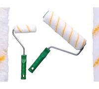 ToolSpace | Lot de 2 Rouleaux de Peinture GIRPAINT - 25 et 11 cm | Peinture Professionnel | pour Murs, Plafonds | Manche à Rouleau Ergonomique | Travaux de Rénovation, Sols Grandes et Petit Surfaces